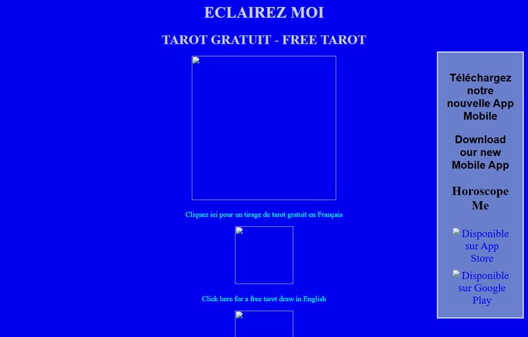 Page d'accueil de eclairez-moi.com