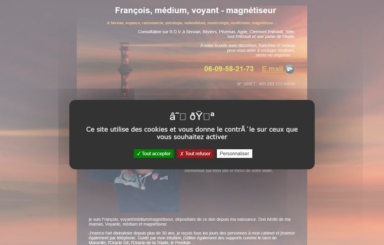 Page d'accueil de voyance-magnetiseur.fr