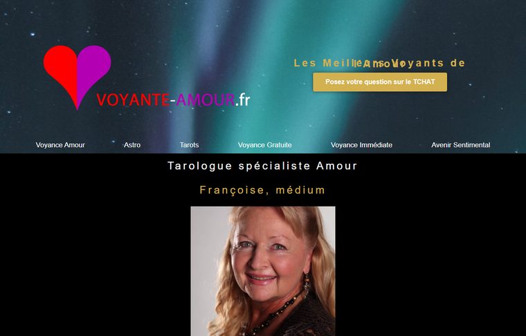 Page d'accueil de voyante-amour.fr